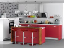 Cocina abierta moderna