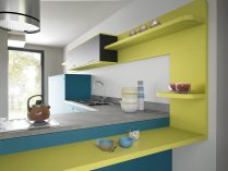Cocina de colores originales